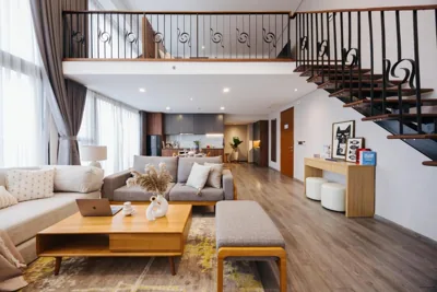 Apartment mit einem Schlafzimmer und Stadtblick — PentStudio Duplex Apartment
